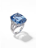 Genevieve Ring in Arctic Blue