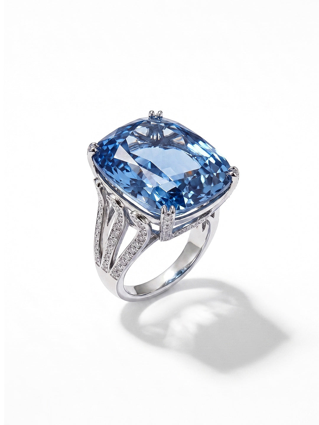 Genevieve Ring in Arctic Blue