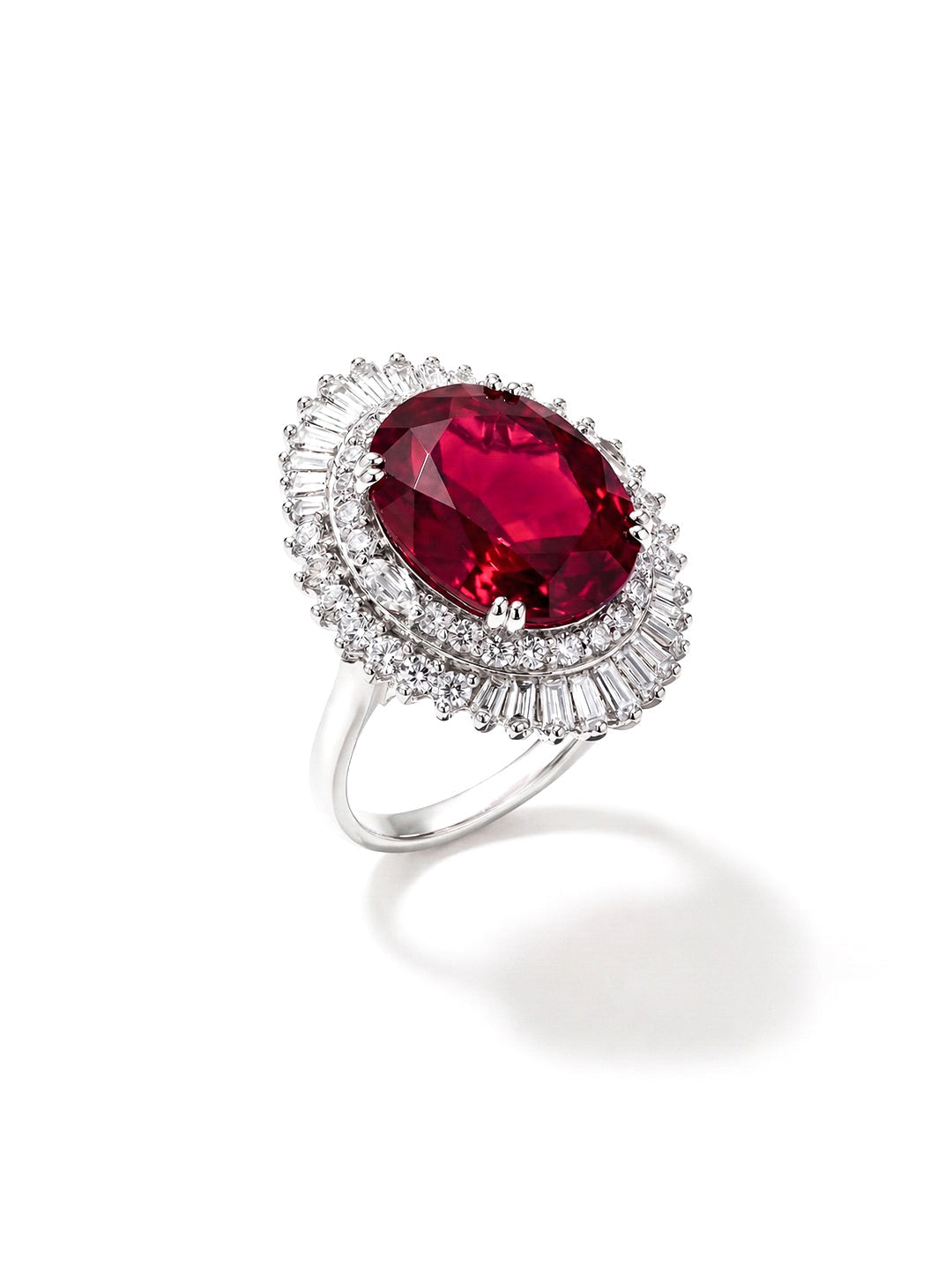 Beaumont Ring in Crimson Ruby